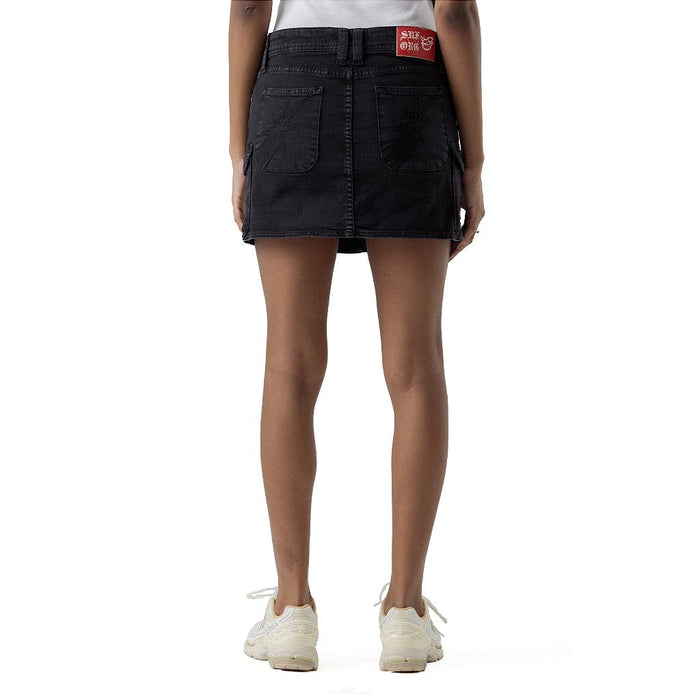 CARGO SKIRT 4SUF BLACK