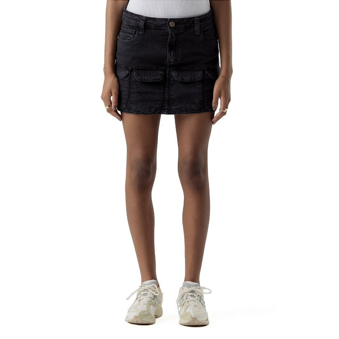 CARGO SKIRT 4SUF BLACK