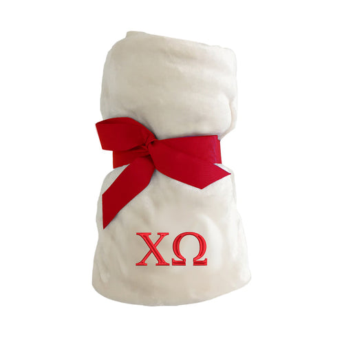 Chi Omega Tahoe Fleece Blanket