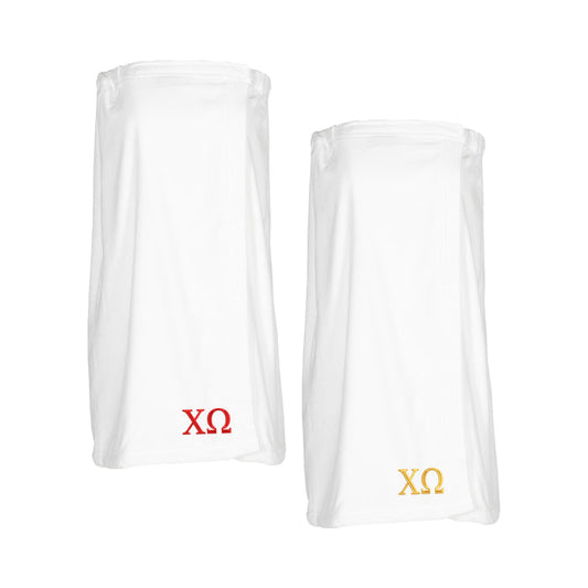 Chi Omega Terry Velour Spa Wrap