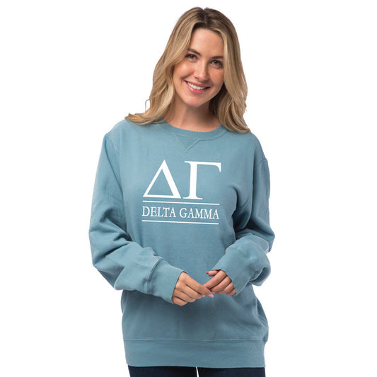 Delta Gamma Vintage Color Crewneck Sweatshirt