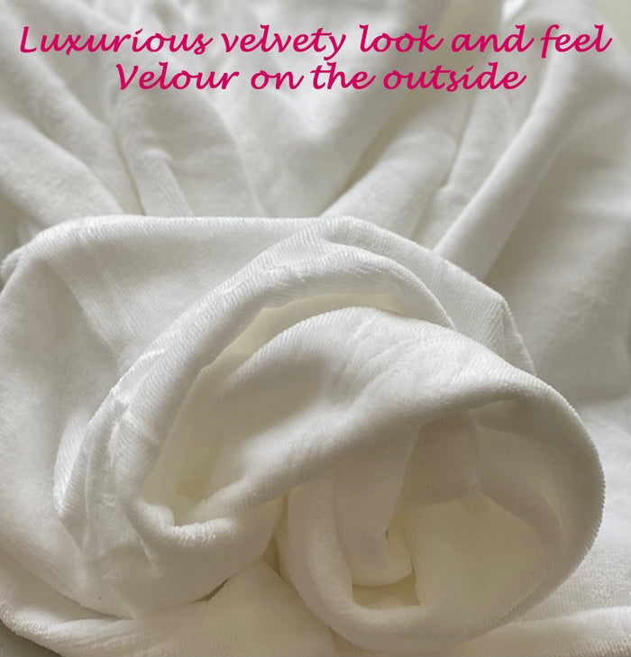 Delta Phi Lambda Terry Velour Spa Wrap