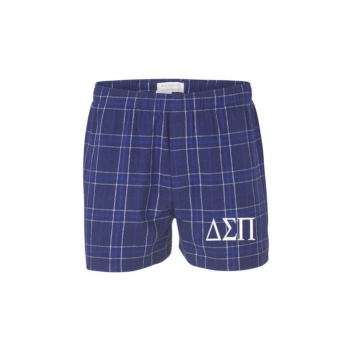 Delta Sigma Pi Pajama Bottom Shorts-Boxers