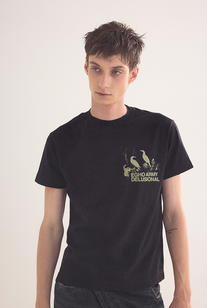 DELUSIONAL REGULAR TEE  - BLACK