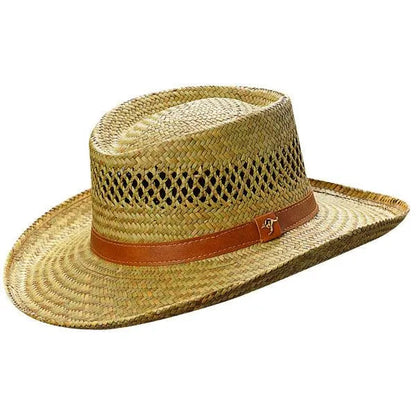 Dorfman Pacific Oak Grove - Straw Outdoorsman Hat - Hatcountry