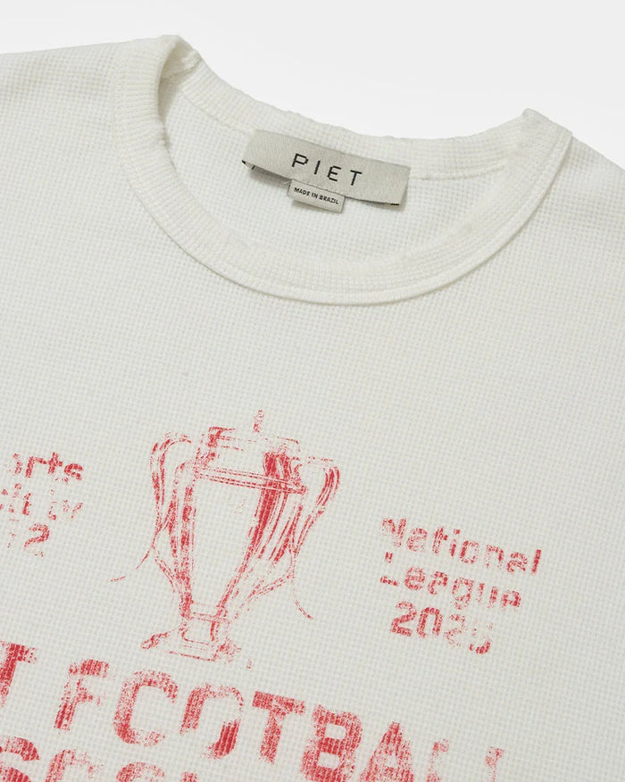 Football Association Long Sleeve T-shirt Bone White - Four Street
