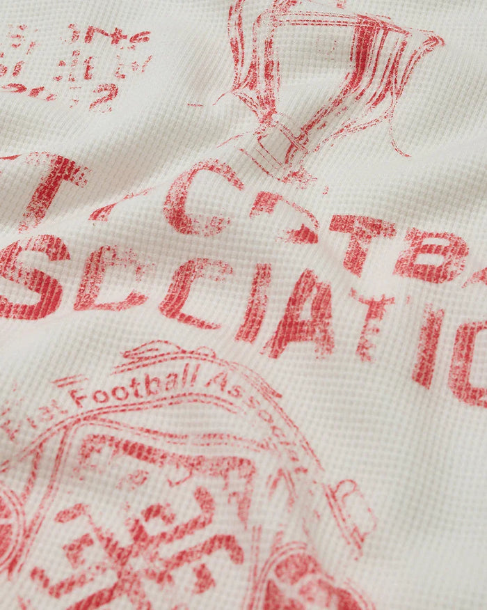 Football Association Long Sleeve T-shirt Bone White - Four Street