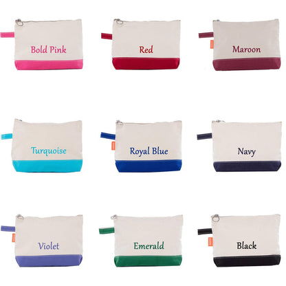 Gamma Phi Beta Canvas Cosmetic Bag