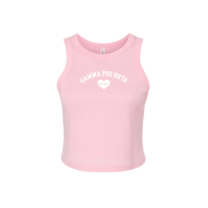 Gamma Phi Beta Cropped Tank Top