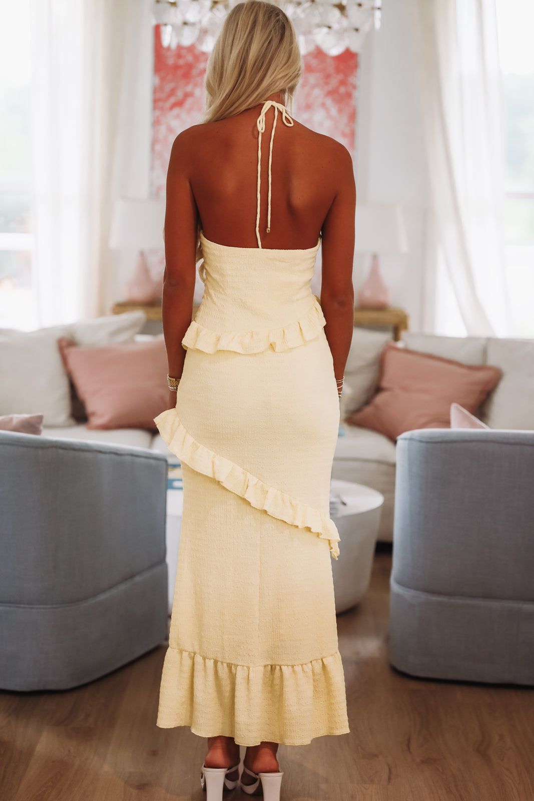 Daydream Feeling Maxi Dress - Yellow