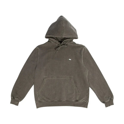 Hoodie Patch Washed Black - Four Street