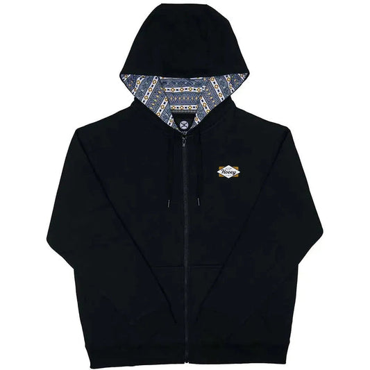 HOOey Black "Diamond" - Men's Zip-Up Sweatshirts - Hatcountry