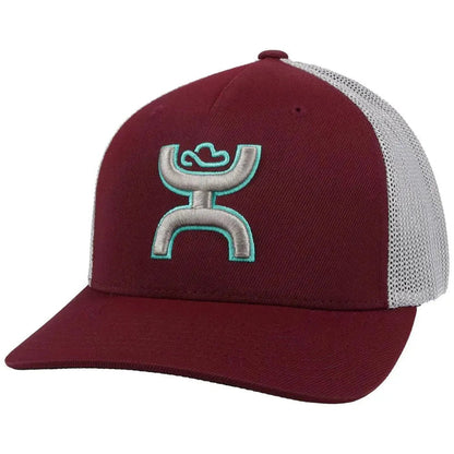 HOOey Coach (Maroon/Grey) - Trucker Cap - Hatcountry