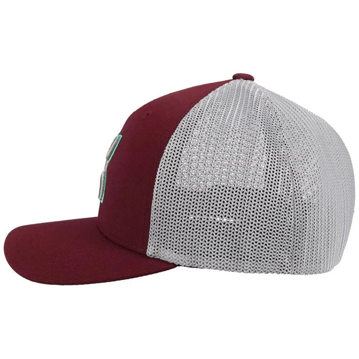 HOOey Coach (Maroon/Grey) - Trucker Cap - Hatcountry