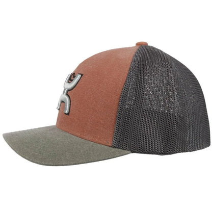 HOOey Coach (Rust/Grey) - Trucker Cap - Hatcountry