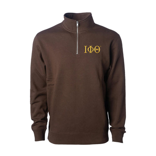 Iota Phi Theta Qzip Sweatshirt - Letters
