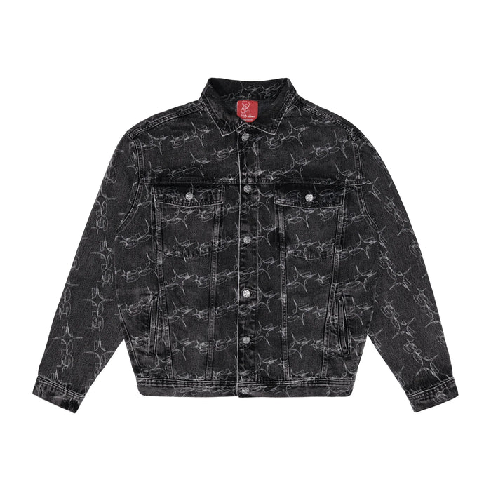 JACKET MONOGRAM SUFSTAR JEANS BLACK - Four Street