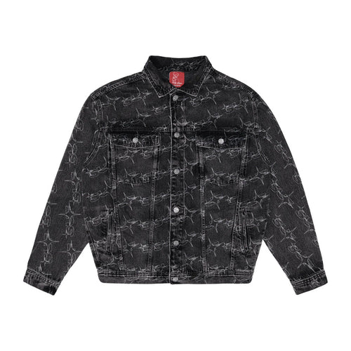 JACKET MONOGRAM SUFSTAR JEANS BLACK - Four Street