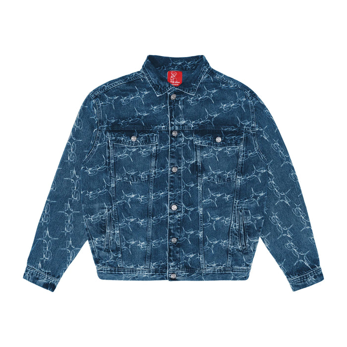JACKET MONOGRAM SUFSTAR JEANS BLUE - Four Street