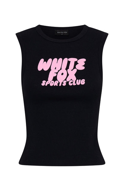 Club 14 Allie Tank Top Black