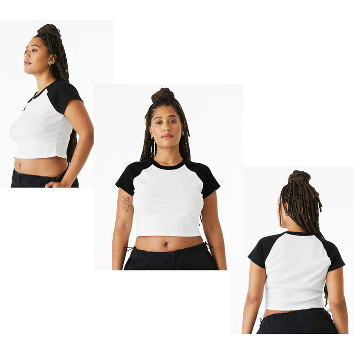 Kappa Alpha Theta Short Sleeve Crop Raglan