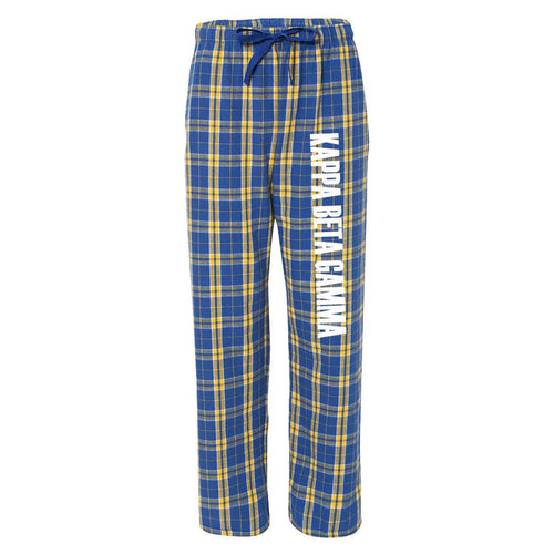 Kappa Beta Gamma Flannel Pants