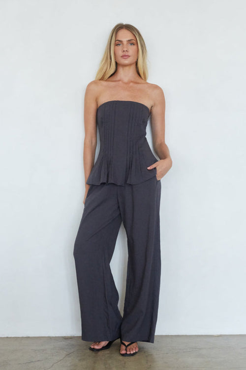 Kyle Pull On Linen Pants