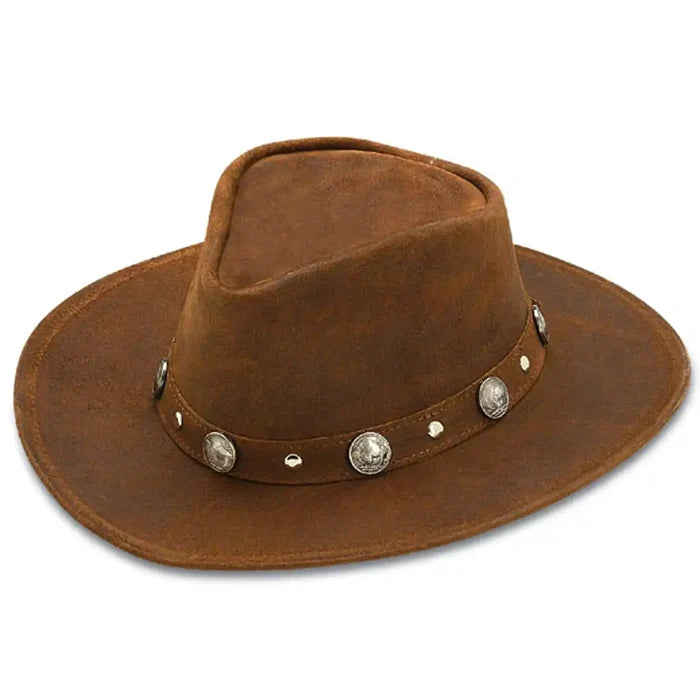 Minnetonka Buffalo Nickel - Leather Australian Hat