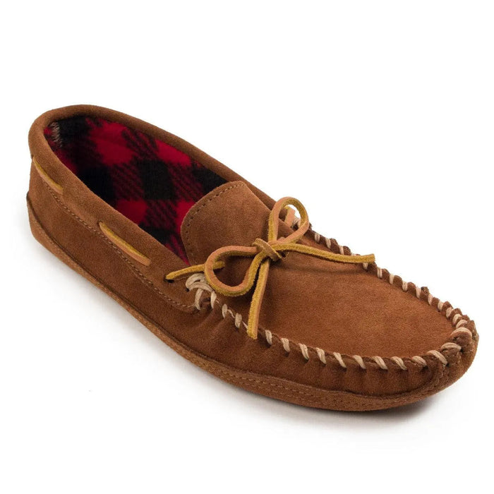 Minnetonka Double Bottom Fleece - Mens Slipper - Hatcountry