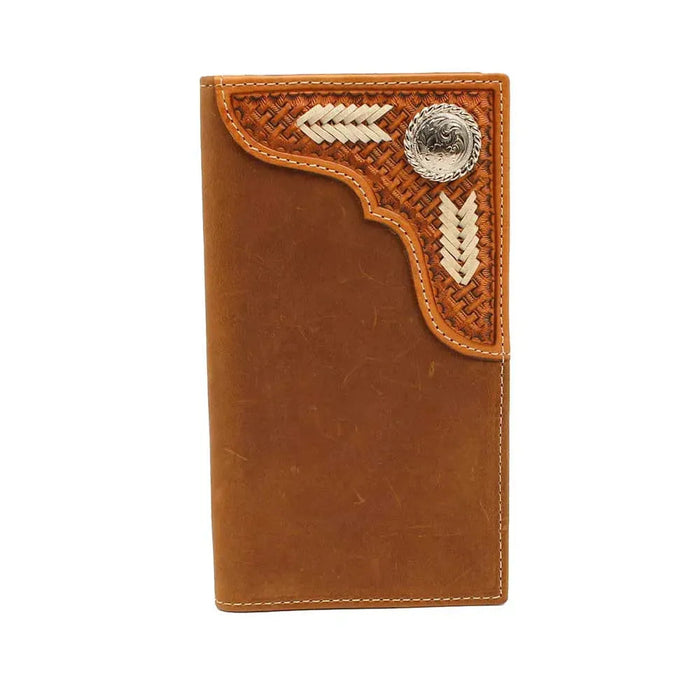 Nocona Basketweave Rawhide Lace -Mens Rodeo Wallet - Hatcountry