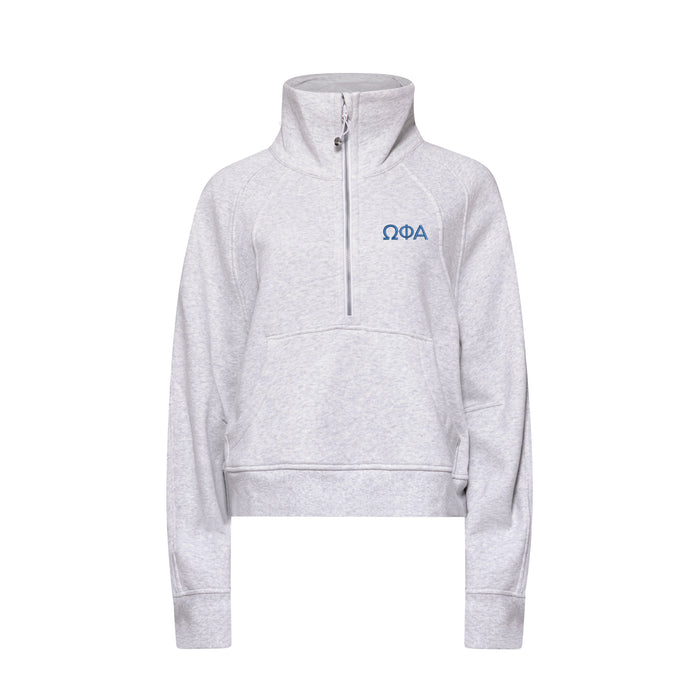 Omega Phi Alpha lululemon Scuba Oversized Funnel-Neck Half Zip