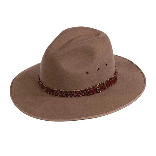 Outback South Fork- Wool Felt Outback Hat - Hatcountry