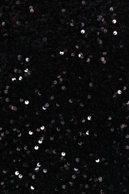 Leilani Midi Sequin Skirt - Black