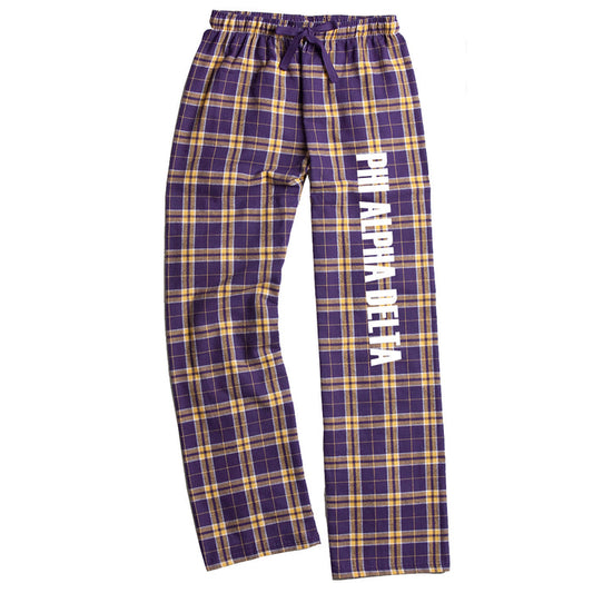 Phi Alpha Delta Flannel Pants