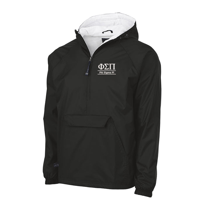 Phi Sigma Pi Flannel Lined Windbreaker