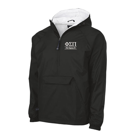 Phi Sigma Pi Flannel Lined Windbreaker