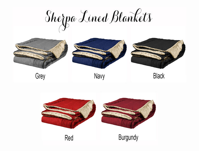 Pi Kappa Phi Sherpa Lined Blanket