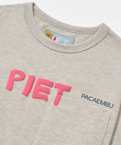 Piet + Pacaembu T-shirt - Grey - Four Street