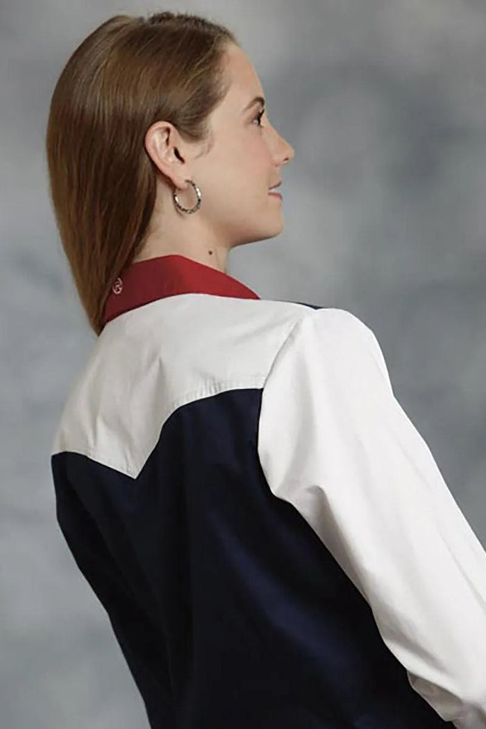 Roper American Flag Long Sleeve Snap - Women's Shirt - Hatcountry