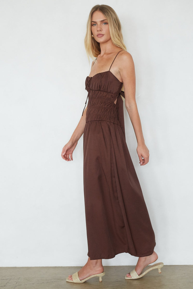 Roxana Smocked Midi Dress
