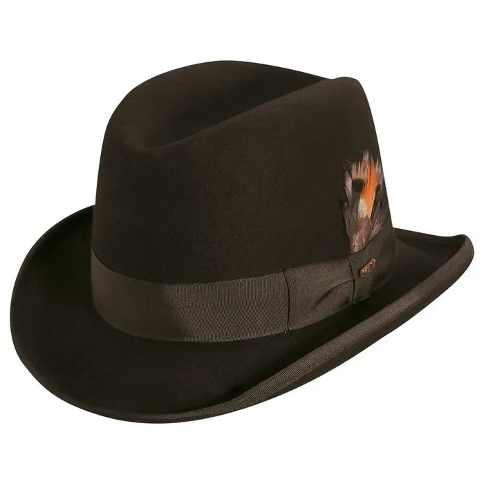 Scala Godfather - Wool Felt Fedora Hat