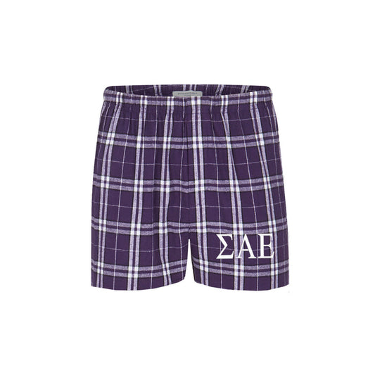 Sigma Alpha Epsilon Pajama Bottom Shorts-Boxers