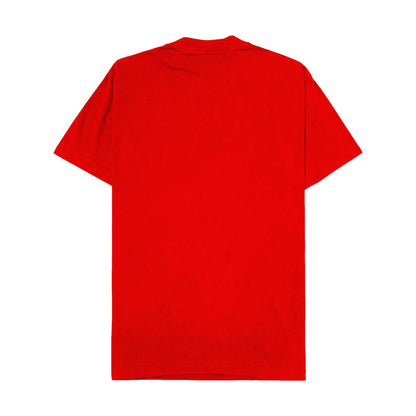 TEE BASIC RED / WHITE LOGO - Four Street