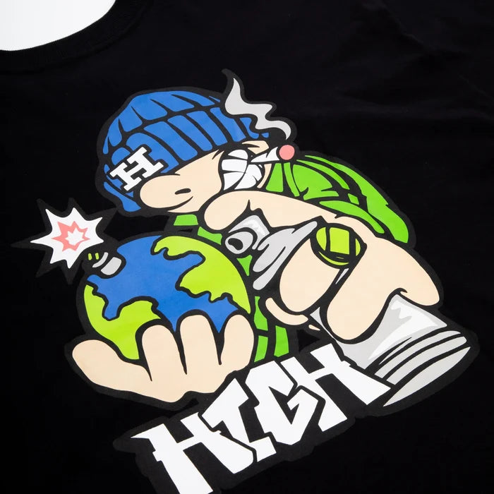 Tee Rebel Black - Four Street