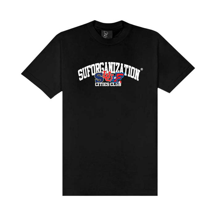 TEE SUFCITIES BLACK - Four Street