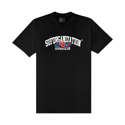 TEE SUFCITIES BLACK - Four Street