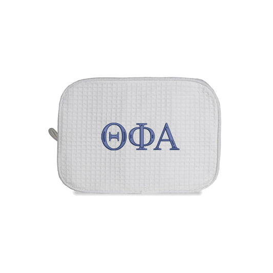 Theta Phi Alpha Waffle Weave Cosmetic Bag
