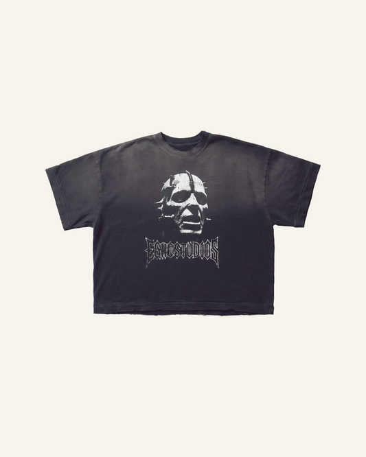 TORMENT OVERBOXY TEE - FADED BLACK
