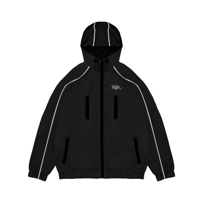 TRACK JACKET 3M BLACK - Four Street