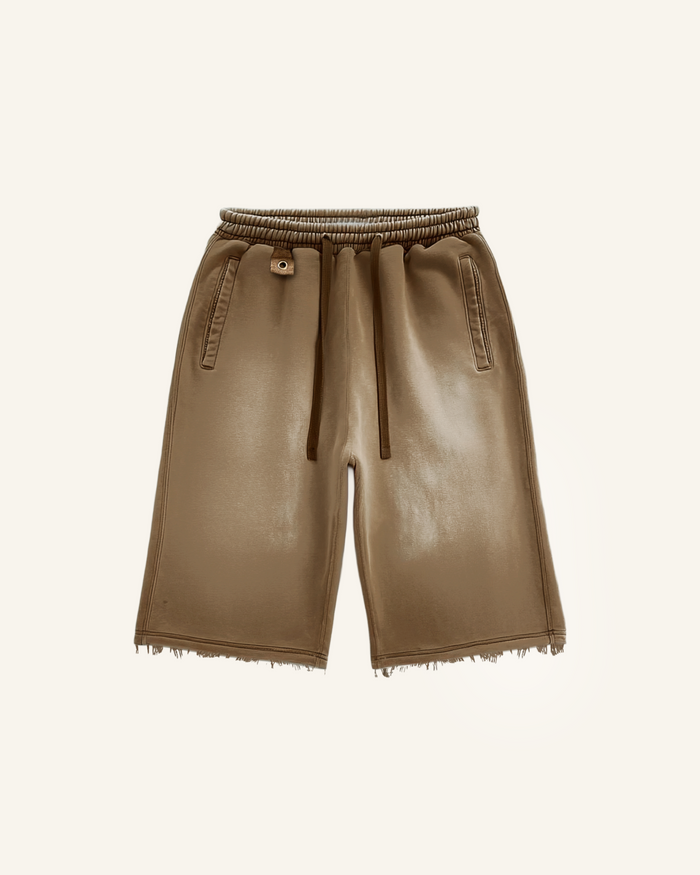 UNF LOOSE SWEATSHORTS - SAND